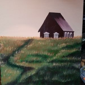Hill & Home “The Barn” Scene Wall Painting